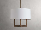 Harlow Crossframe Shaded Chandelier