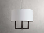 Harlow Crossframe Shaded Chandelier