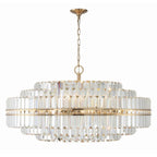 Hayes 40.5'' Aged Brass Chandelier Gold 40.5"W x 21"H x 40.5"D
