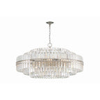 Hayes 40.5'' Polished Nickel Chandelier Silver 40.5"W x 21"H x 40.5"D