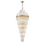 Hayes 24'' Aged Brass Chandelier Gold 24"W x 66"H x 24"D