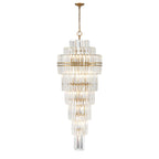 Hayes 24'' Aged Brass Chandelier Gold 24"W x 66"H x 24"D