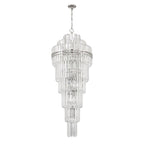 Hayes 24'' Polished Nickel Chandelier Silver 24"W x 66"H x 24"D