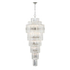 Hayes 24'' Polished Nickel Chandelier Silver 24"W x 66"H x 24"D