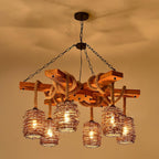 Hearthwood Rustic Farm Chandelier