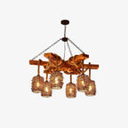 Hearthwood Rustic Farm Chandelier