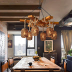 Hearthwood Rustic Farm Chandelier