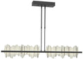 Hildene 51.9" Black & Sterling Short LED Pendant