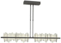 Hildene 51.9" Natural Iron & Sterling Long LED Pendant