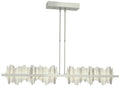 Hildene 51.9" Sterling & Sterling Short LED Pendant