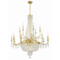 Haywood 40'' Aged Brass Chandelier Gold 40"W x 46"H x 40"D