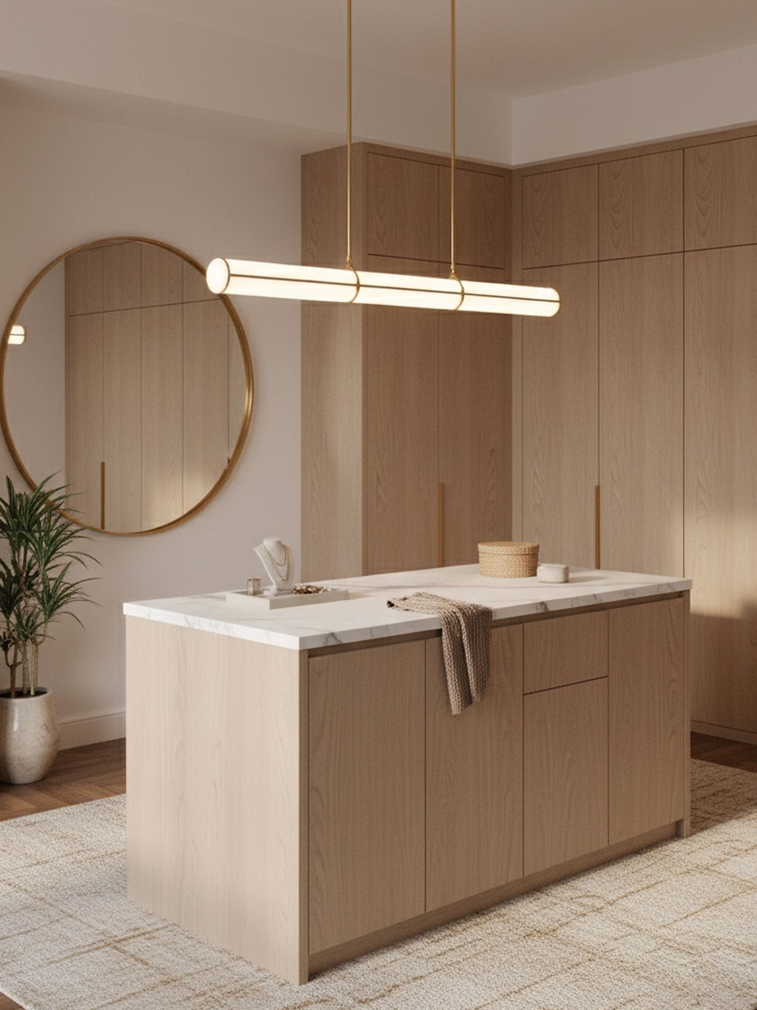 Infinara Linear Rod Pendant