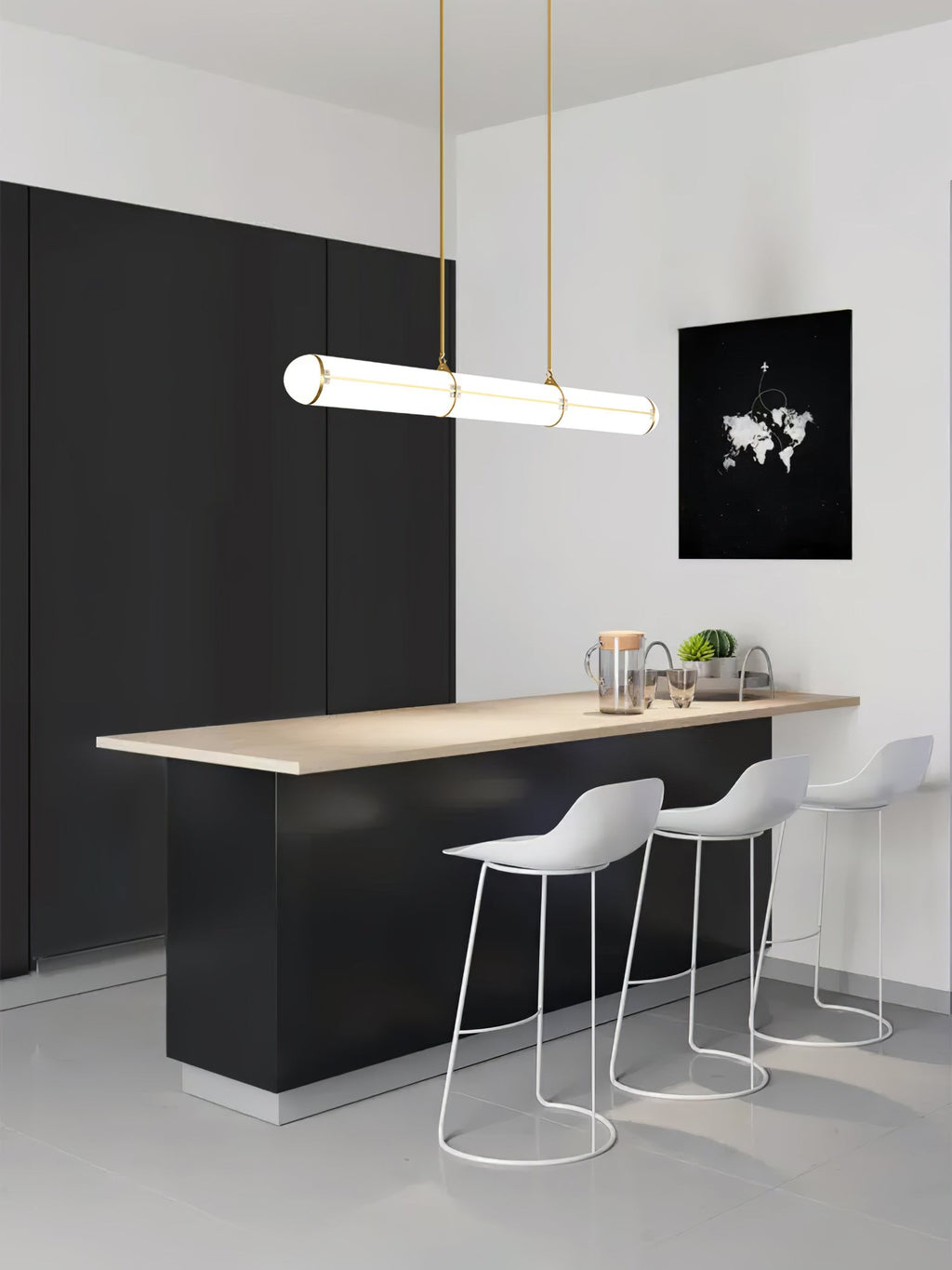 Infinara Linear Rod Pendant