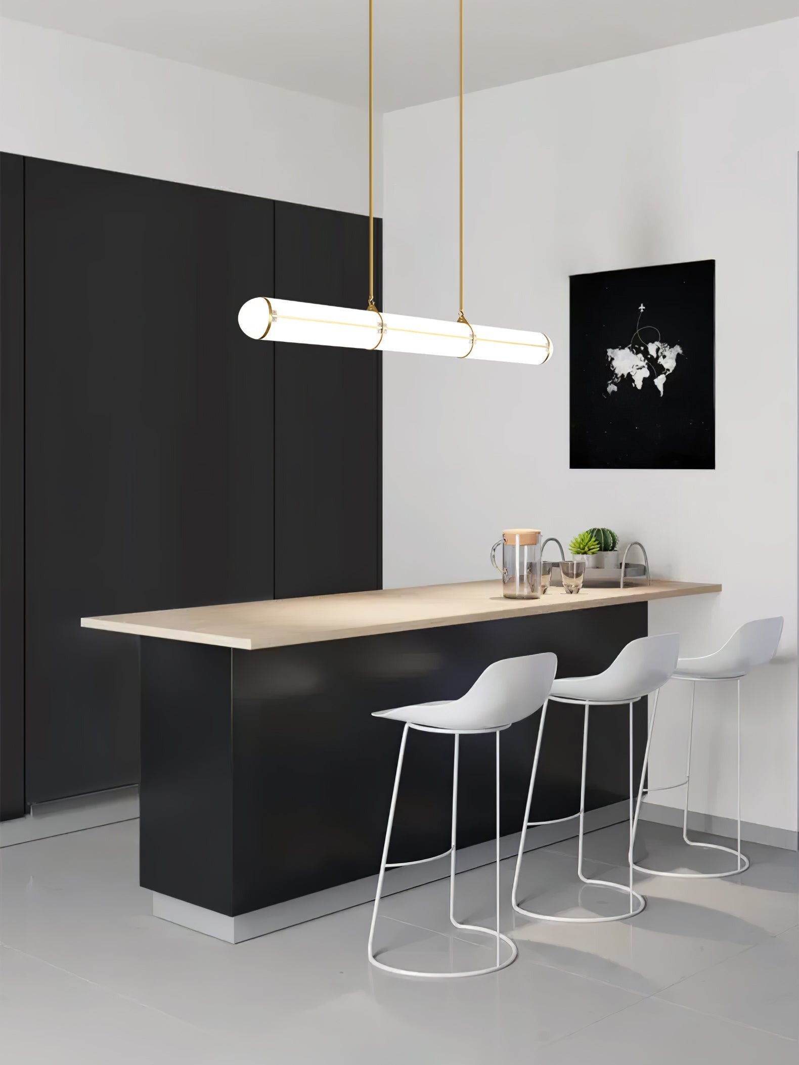 Infinara Linear Rod Pendant