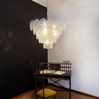 Iridesca Murano Glass Disc Chandelier