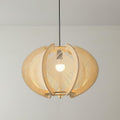 Java Wood & Rope Pendant Light