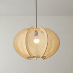 Java Wood & Rope Pendant Light