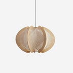 Java Wood & Rope Pendant Light