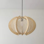 Java Wood & Rope Pendant Light