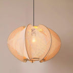 Java Wood & Rope Pendant Light