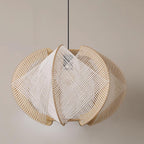Java Wood & Rope Pendant Light