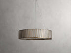 Jeunet Glass Globe Round Chandelier