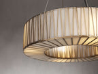 Jeunet Glass Globe Round Chandelier
