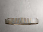 Jeunet Glass Globe Round Chandelier