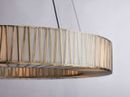 Jeunet Glass Globe Round Chandelier
