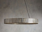 Jeunet Glass Globe Round Chandelier