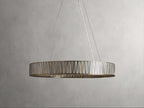 Jeunet Glass Globe Round Chandelier