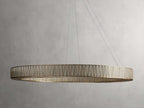 Jeunet Glass Globe Round Chandelier