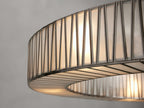Jeunet Glass Globe Round Chandelier