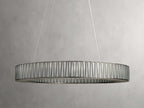 Jeunet Glass Globe Round Chandelier