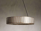 Jeunet Glass Globe Round Chandelier