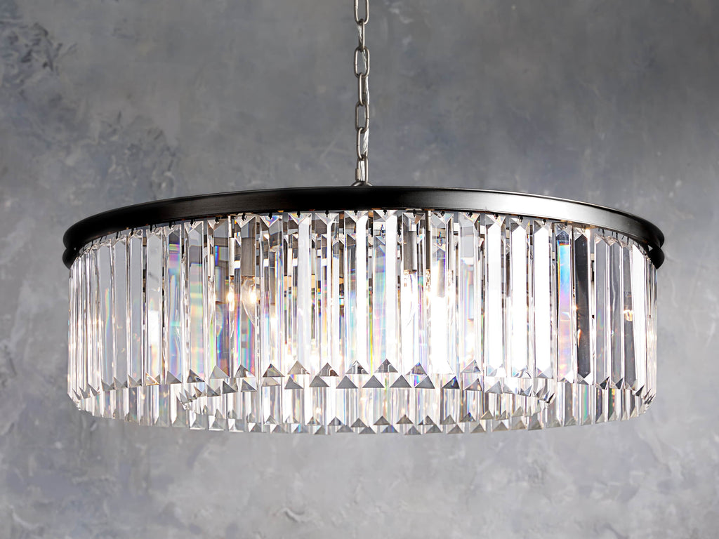 Leymont Crystal Round Chandelier