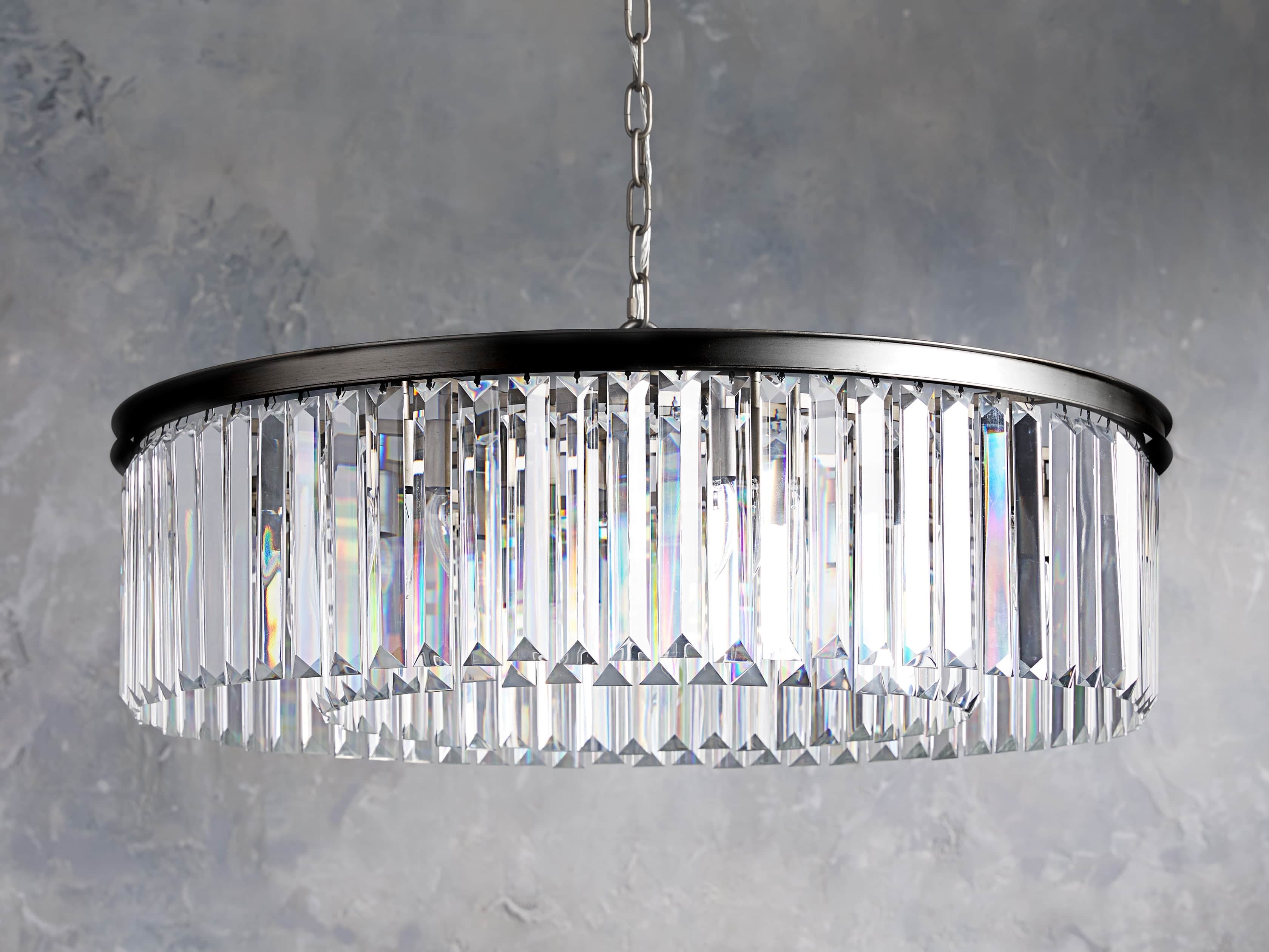 Leymont Crystal Round Chandelier