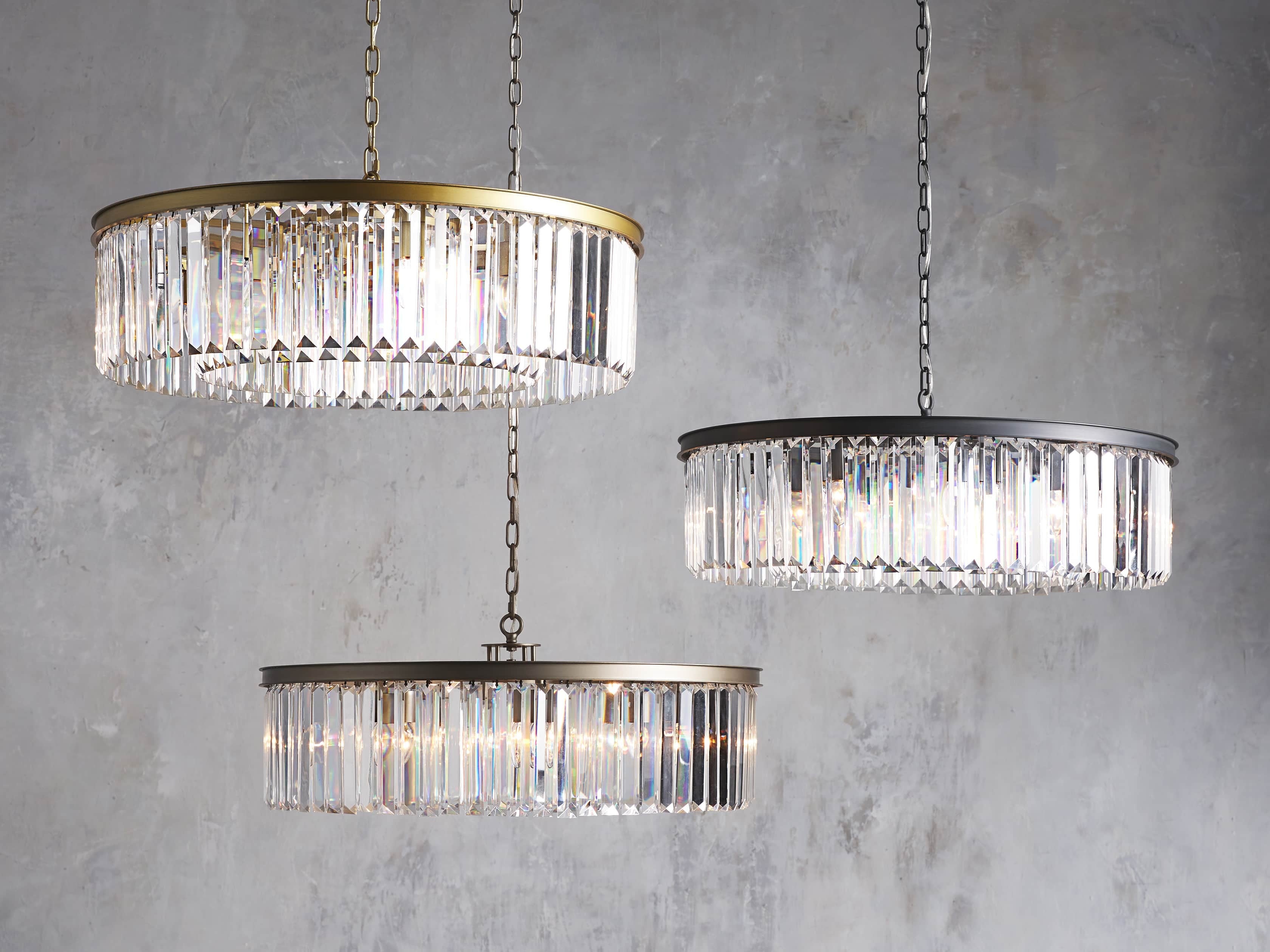Leymont Crystal Round Chandelier