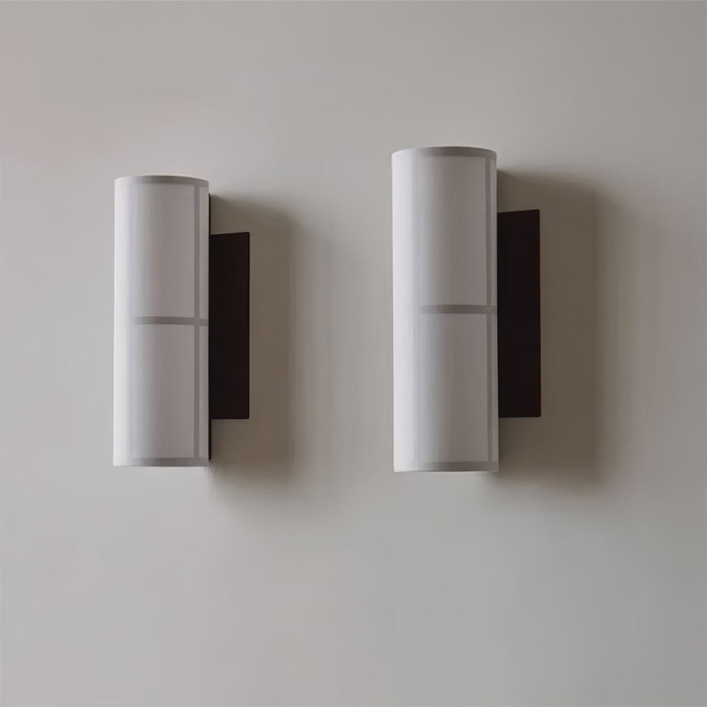 LinenGlow Cylinder Wall Lamp