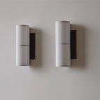LinenGlow Cylinder Wall Lamp