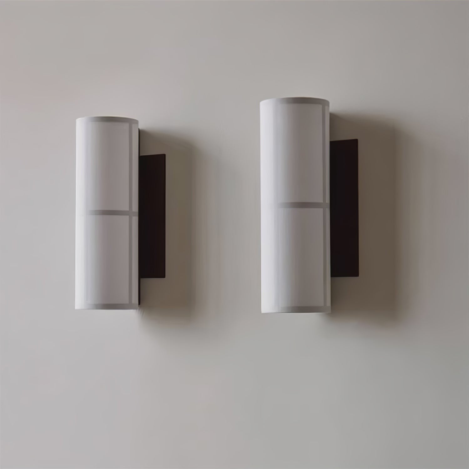 LinenGlow Cylinder Wall Lamp