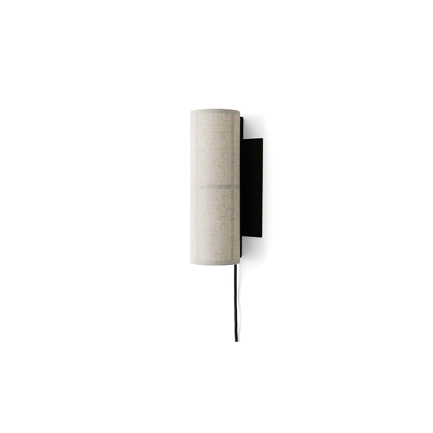 LinenGlow Cylinder Wall Lamp