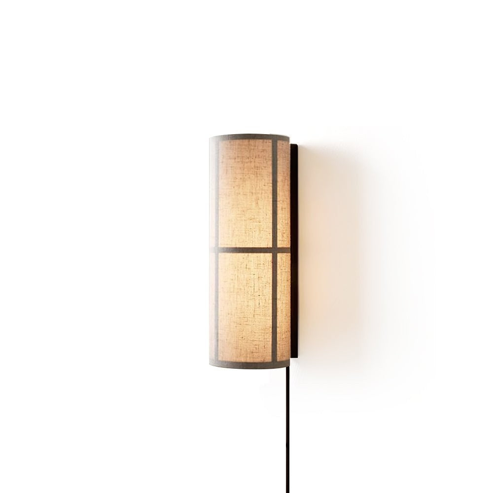 LinenGlow Cylinder Wall Lamp