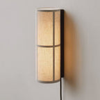 LinenGlow Cylinder Wall Lamp