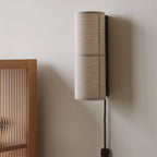LinenGlow Cylinder Wall Lamp