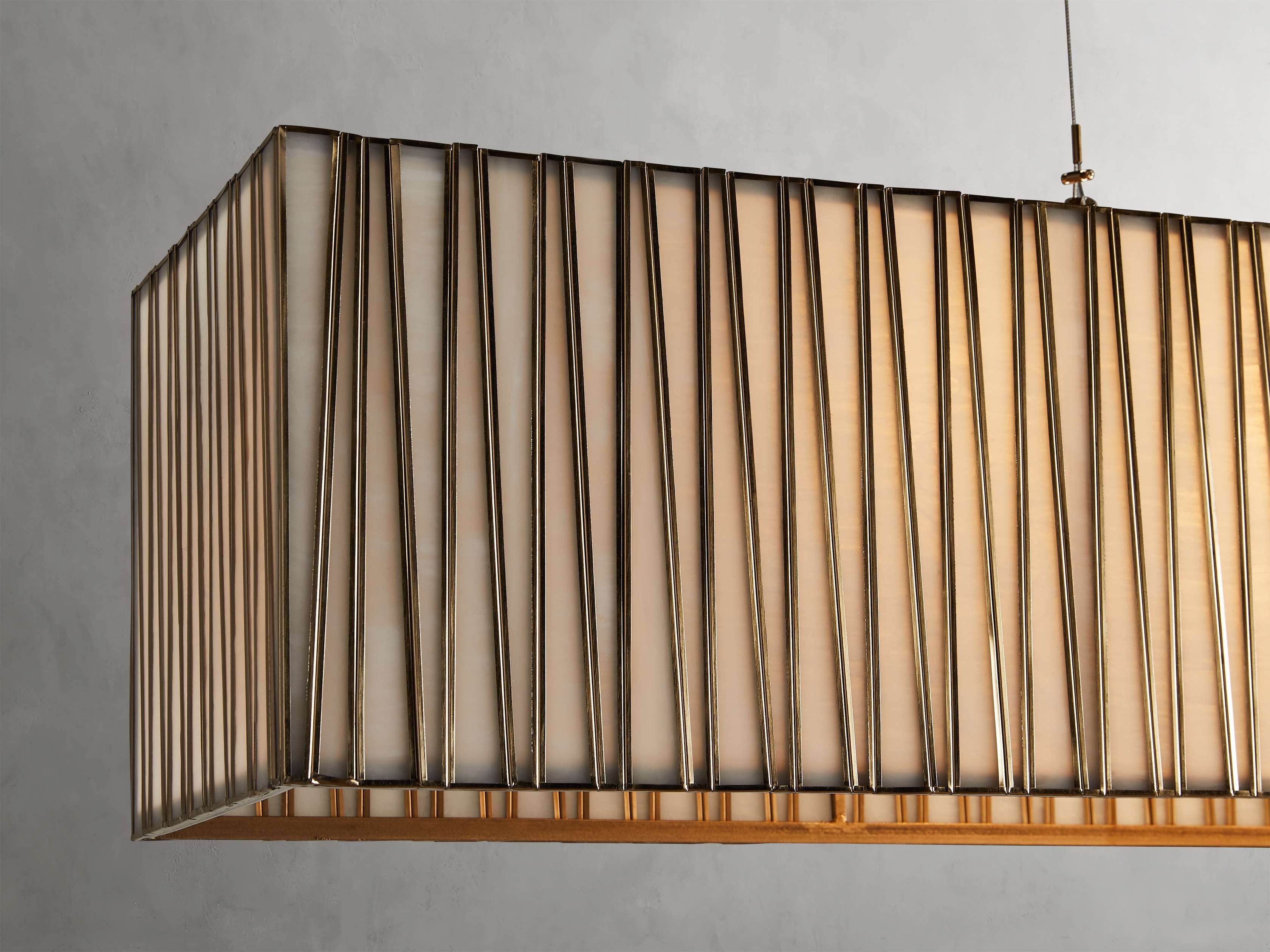 Lucera Glass Linear Chandelier