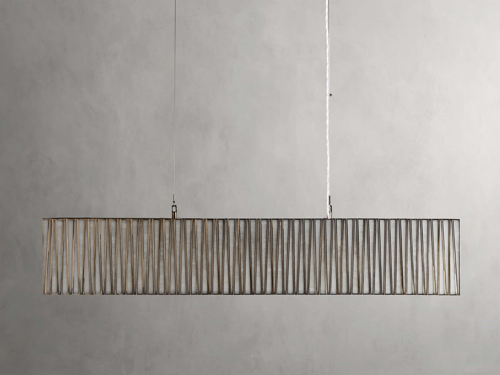 Lucera Glass Linear Chandelier
