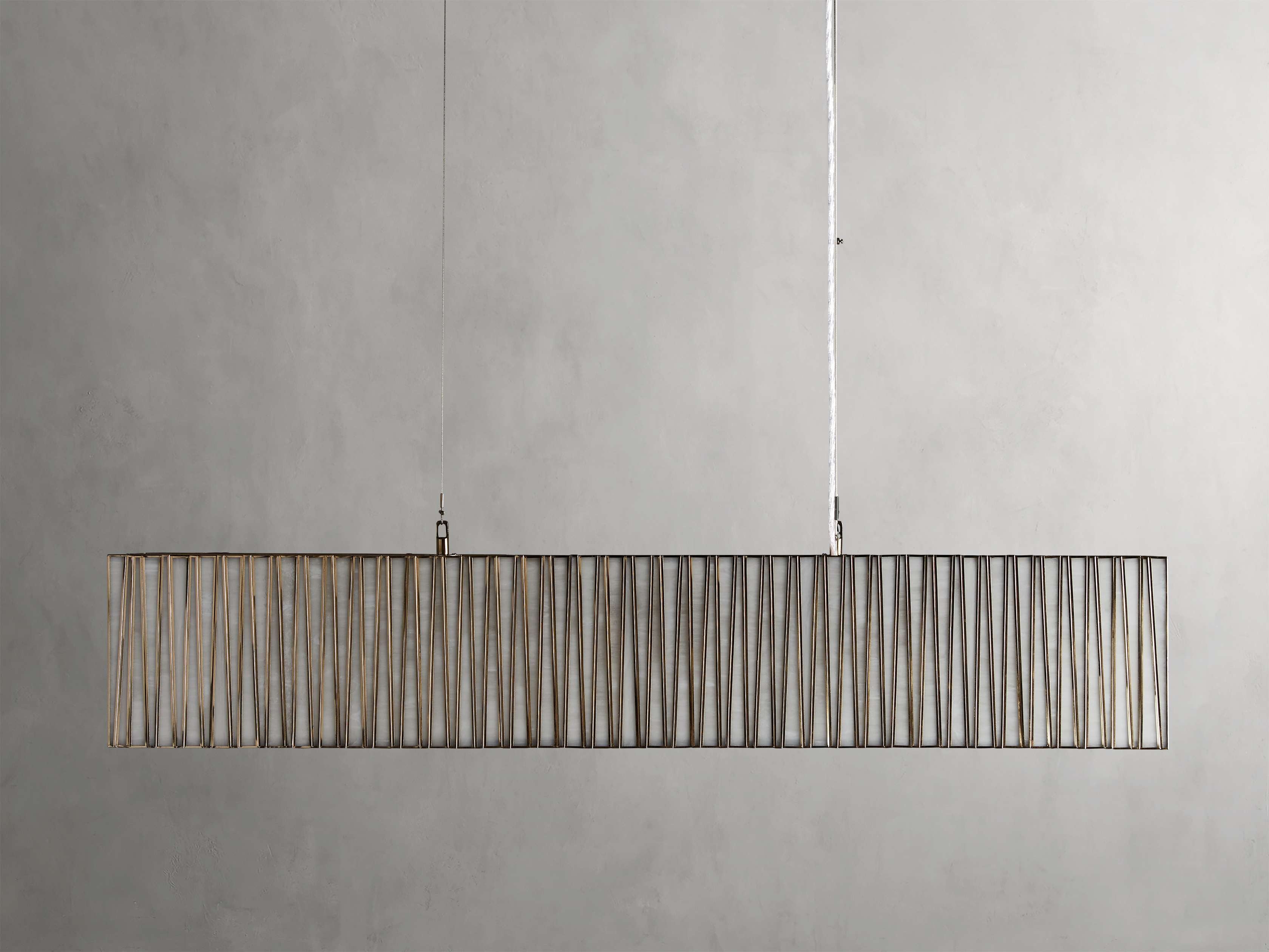 Lucera Glass Linear Chandelier