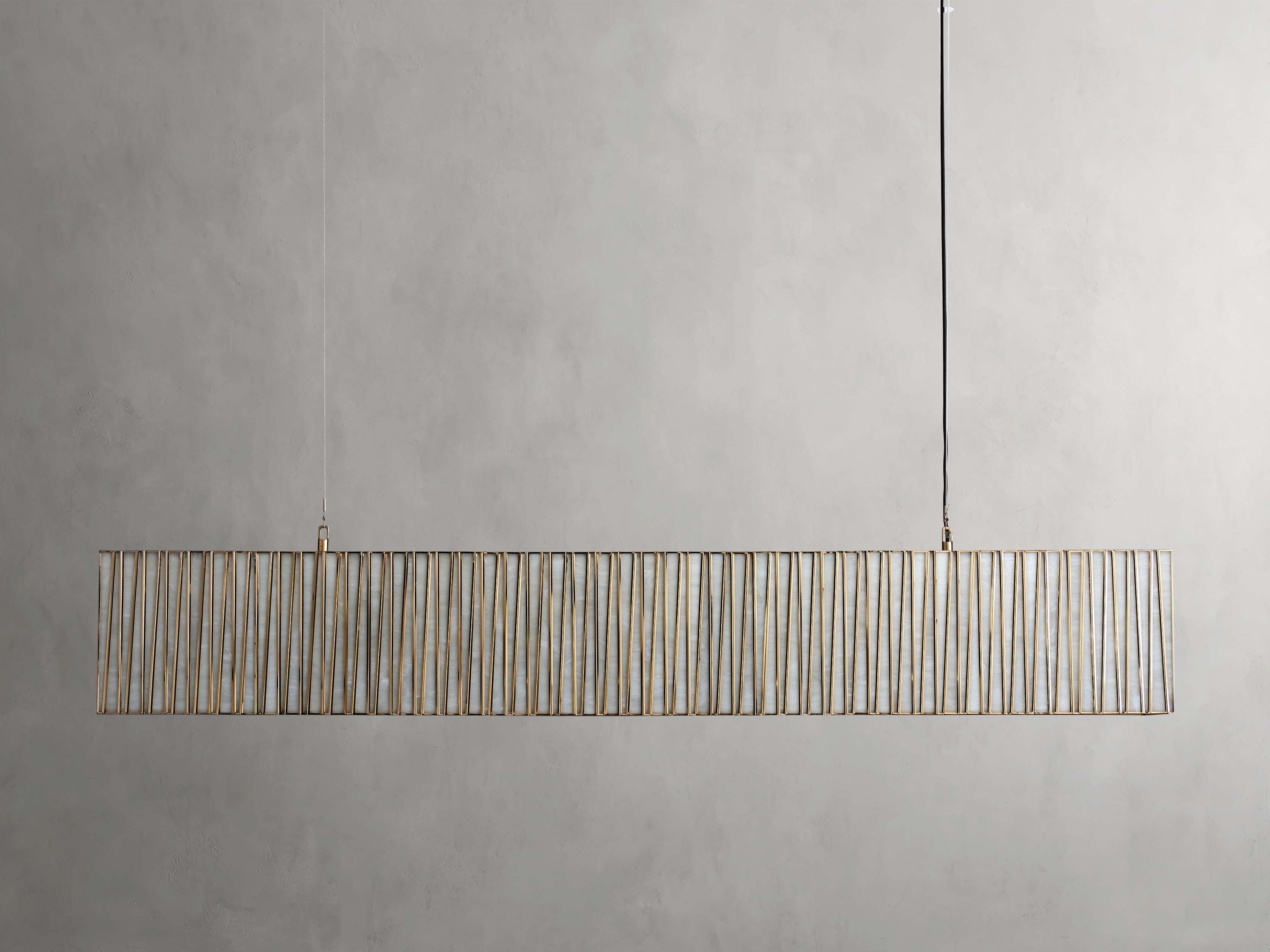 Lucera Glass Linear Chandelier