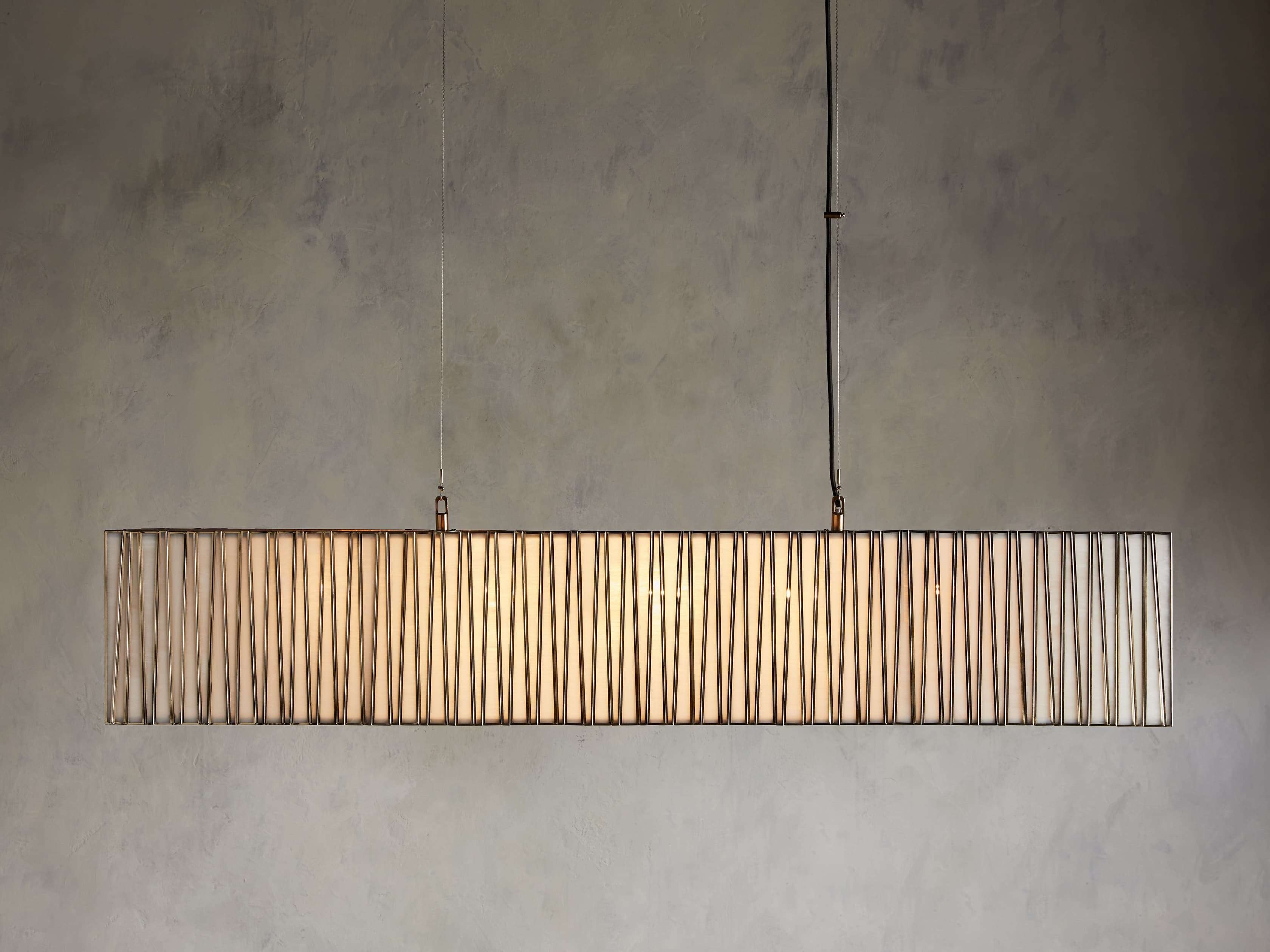 Lucera Glass Linear Chandelier